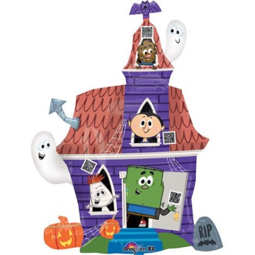 Balón Halloween hnedý