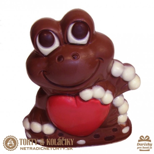 Žabka so srdcom - Čokoláda pre zaľúbených