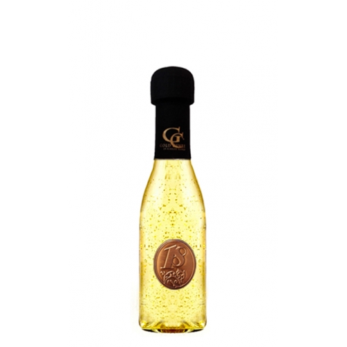 Zlaté šumivé 0,2 l Gold Cuvee Kovová etiketa 18 - Šumivé víno so zlatom 0,2l