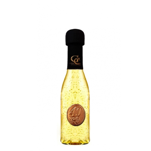 Zlaté šumivé 0,2 l Gold Cuvee Kovová etiketa 40 - Šumivé víno so zlatom 0,2l