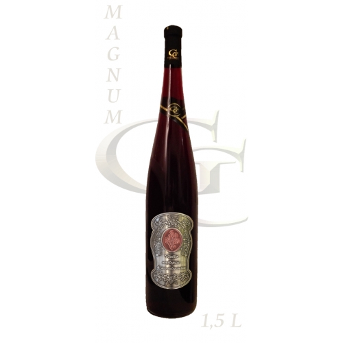 1,5  L Darčekové víno červené 00 rokov - Červené | biele víno s kovovou etiketou 1,5l
