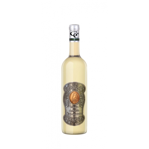 60 Rokov Darčekové víno Biele Kovová etiketa