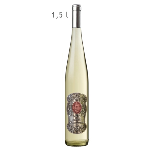 1,5  L Darčekové víno biele bez veku - Biele víno - kovová etiketa