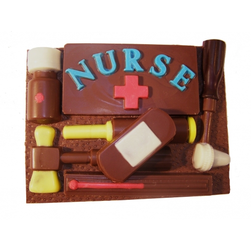 Zdravotná sestra set čokolády