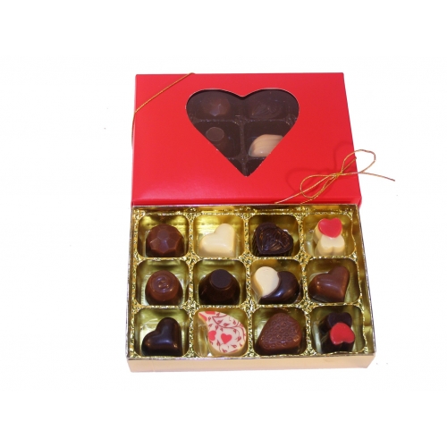 Bonboniera  Valentínka malá - Čokoládové figúrky