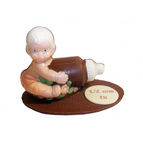 Variácia k narodeniu dieťaťa - Čokoládové figúrky