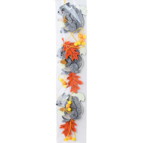 Girlanda veveričky 120 cm - Jesenné dekorácie