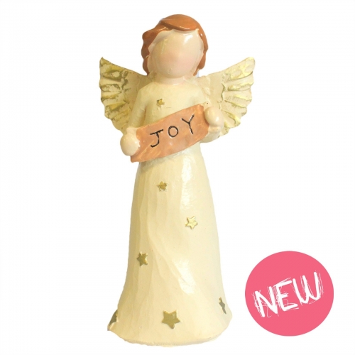 Vianočný Anjel - Radosť - Vianočná keramika