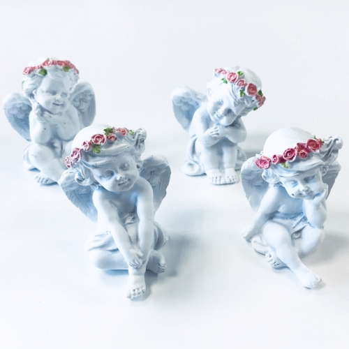 Snívajúci Anjel s Ružou