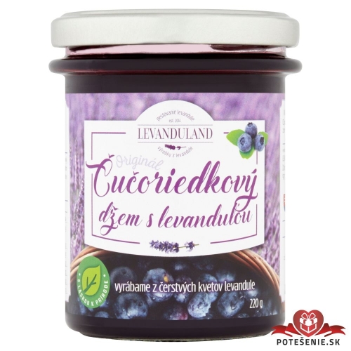 Čučoriedkový džem s levanduľou - Levanduľové džemy