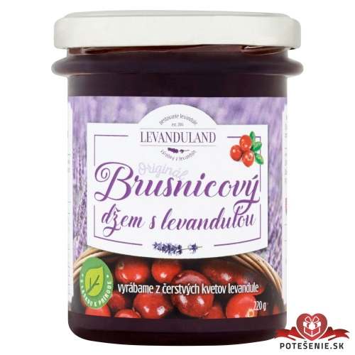 Brusnicový džem s levanduľou - Levanduľové džemy