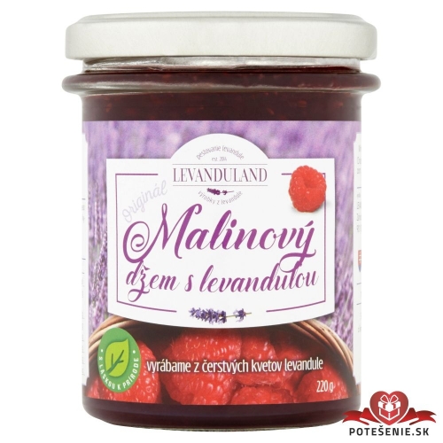 Malinový džem s levanduľou