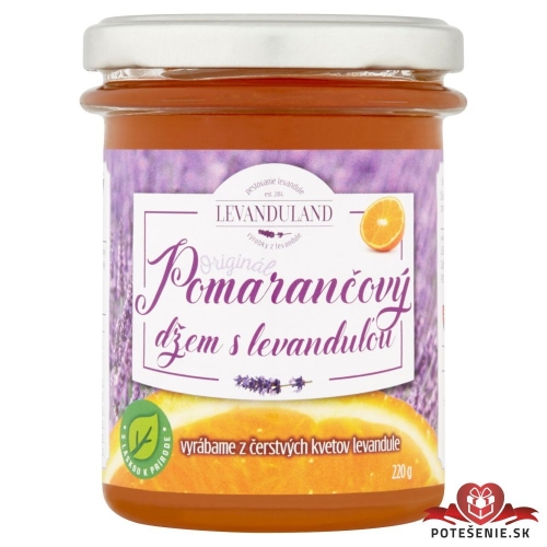 Pomarančový džem s levanduľou - Levanduľové džemy