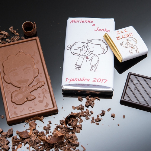 Svadobná čokoládka malá SCM22 - Svadobné čokoládky