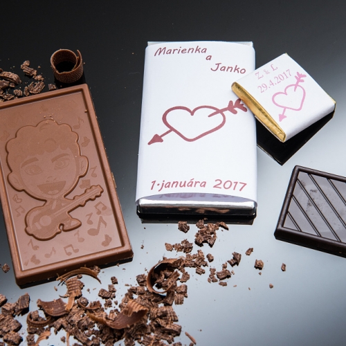 Svadobná čokoládka malá SCM37 - Svadobné čokoládky