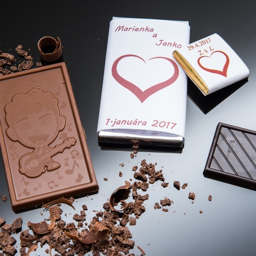 Svadobná čokoládka malá SCM49 - Svadobné čokoládky