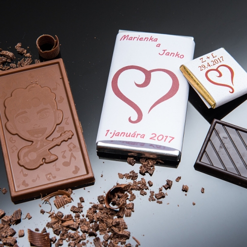Svadobná čokoládka malá SCM51 - Svadobné čokoládky