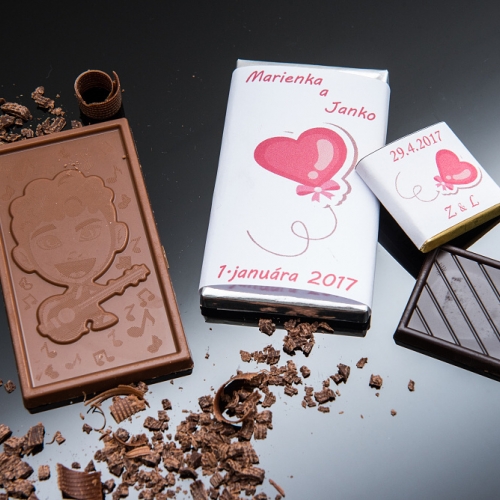 Svadobná čokoládka malá SCM57 - Svadobné čokoládky