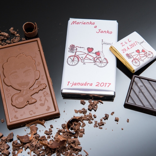 Svadobná čokoládka malá SCM59 - Svadobné čokoládky