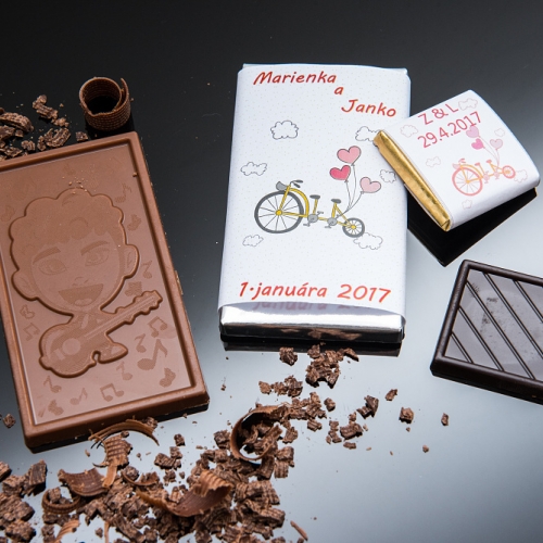 Svadobná čokoládka malá SCM64 - Svadobné čokoládky