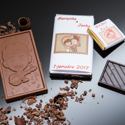 Svadobná čokoládka malá SCM69 - Svadobné čokoládky