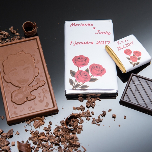 Svadobná čokoládka malá SCM77 - Svadobné čokoládky