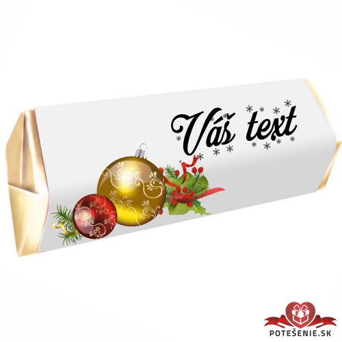 Vianočná čokoládka Rumba / Farebné gule - Vianočná Rumba