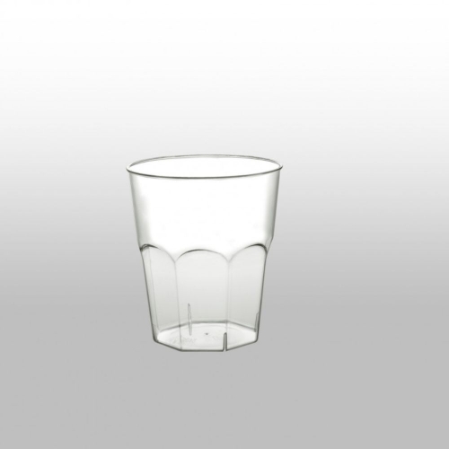 Plastový koktailový pohár - 200ml, transparentný