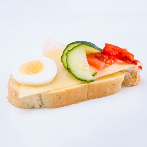 Obložený šunkovo syrový chlebik