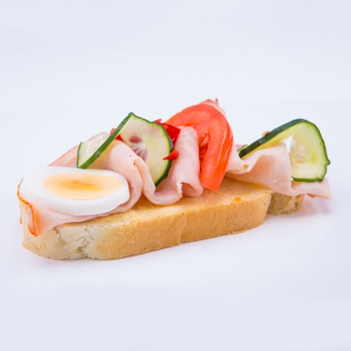 Obložený chlebík debrecínka