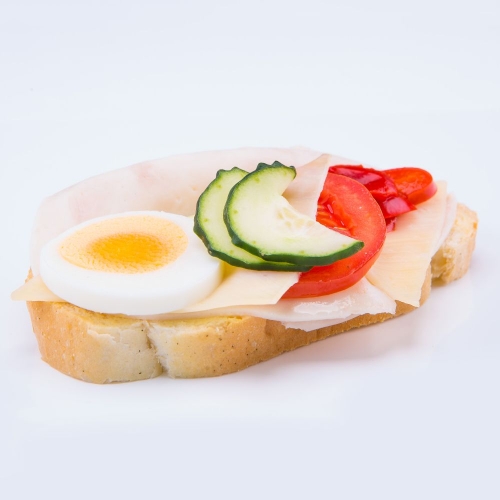 Obložený kurací chlebík