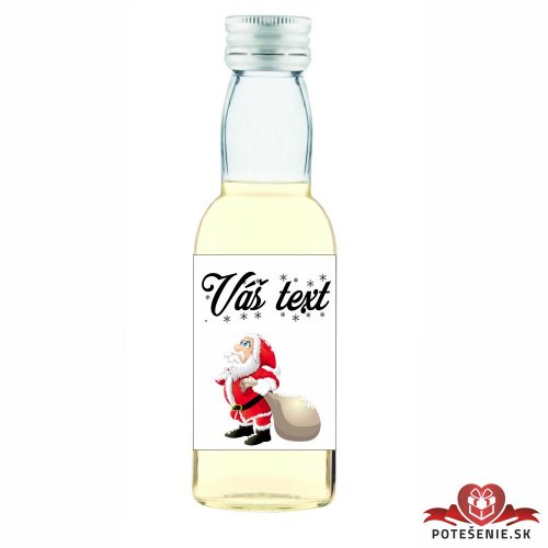 Vianočná mini fľaštička alkoholu VF029