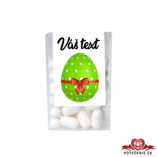 Veľkonočné dražé cukríky, zelené vajíčko - Veľkonočné dražé cukríky