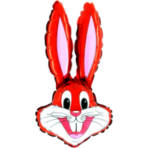 Balónik Zajac červený - 35cm