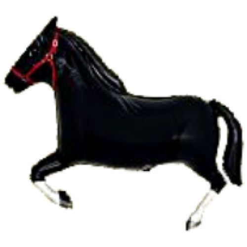 Balónik Kôň čierny - 35cm - Balóny zvieratká