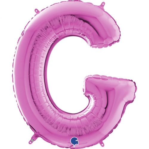 Balón písmeno G ružové 66 cm
