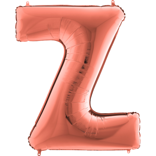 Balón písmeno Z rose gold 100 cm