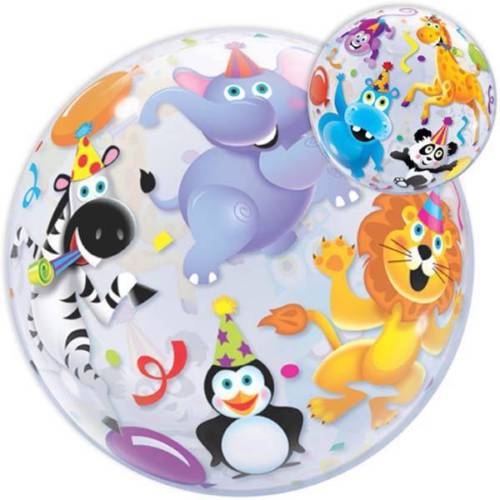 Q Bubbles Party Animals - Balóny zvieratká