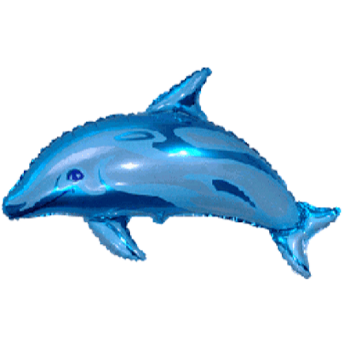 Balón Delfín - modrý