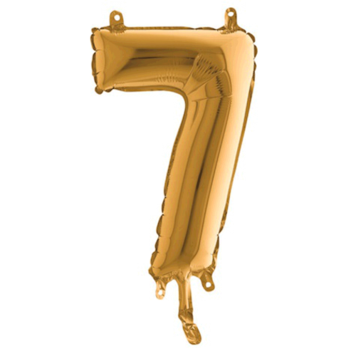 Balón číslo 7 zlaté 35 cm