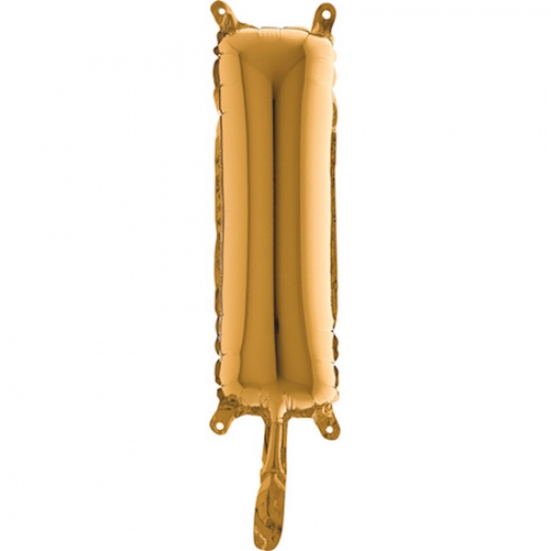 Balón písmeno I zlaté 35 cm