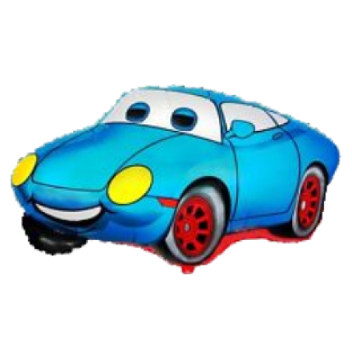 Balónik Auto Modré