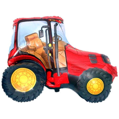Balónik Traktor Červený