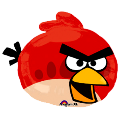 Balón Angry Birds červený