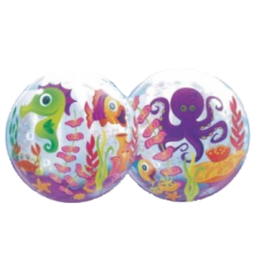 Balón Q Bubbles Fun Sea Creatures