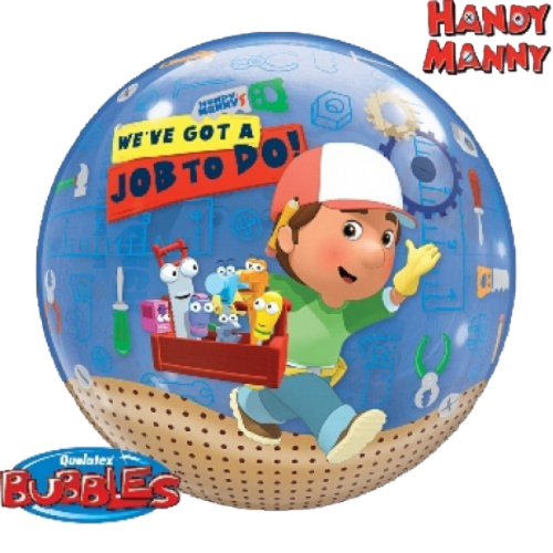 Balón Q Bubbles Handy Manny - Chlapčenské balóny