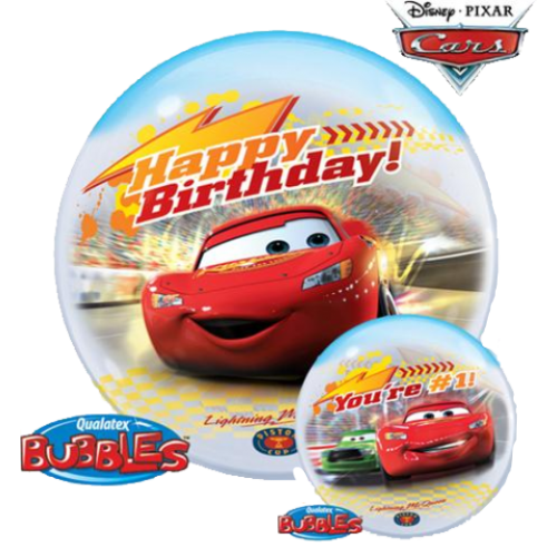 Balón Q Bubbles McQueen BDay