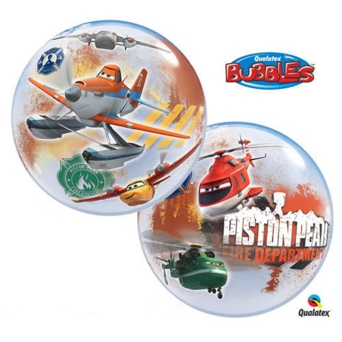 Balón Q Bubbles Planes Fire & Rescue - Chlapčenské balóny