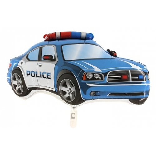 Balón Policajné auto modré
