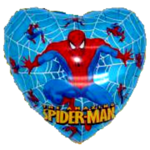 Balón Spiderman srdce